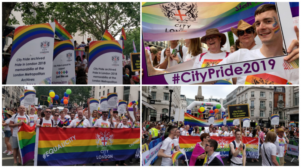 Thrive LDN Pride in London collage