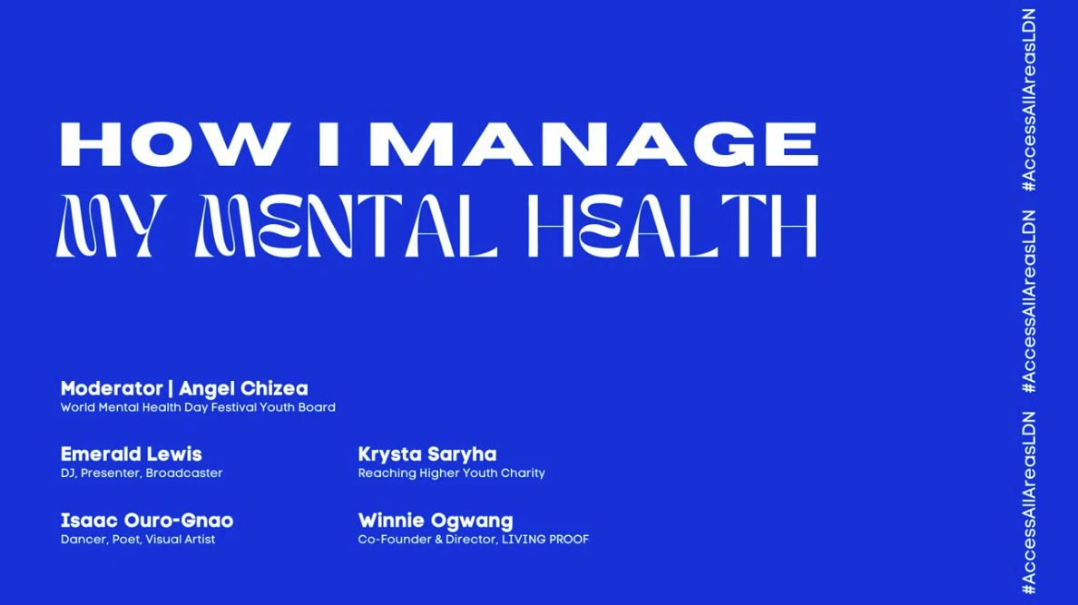 How I manage my mental health panel discussion