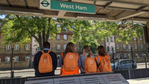 Grab bags initiative West Ham DLR